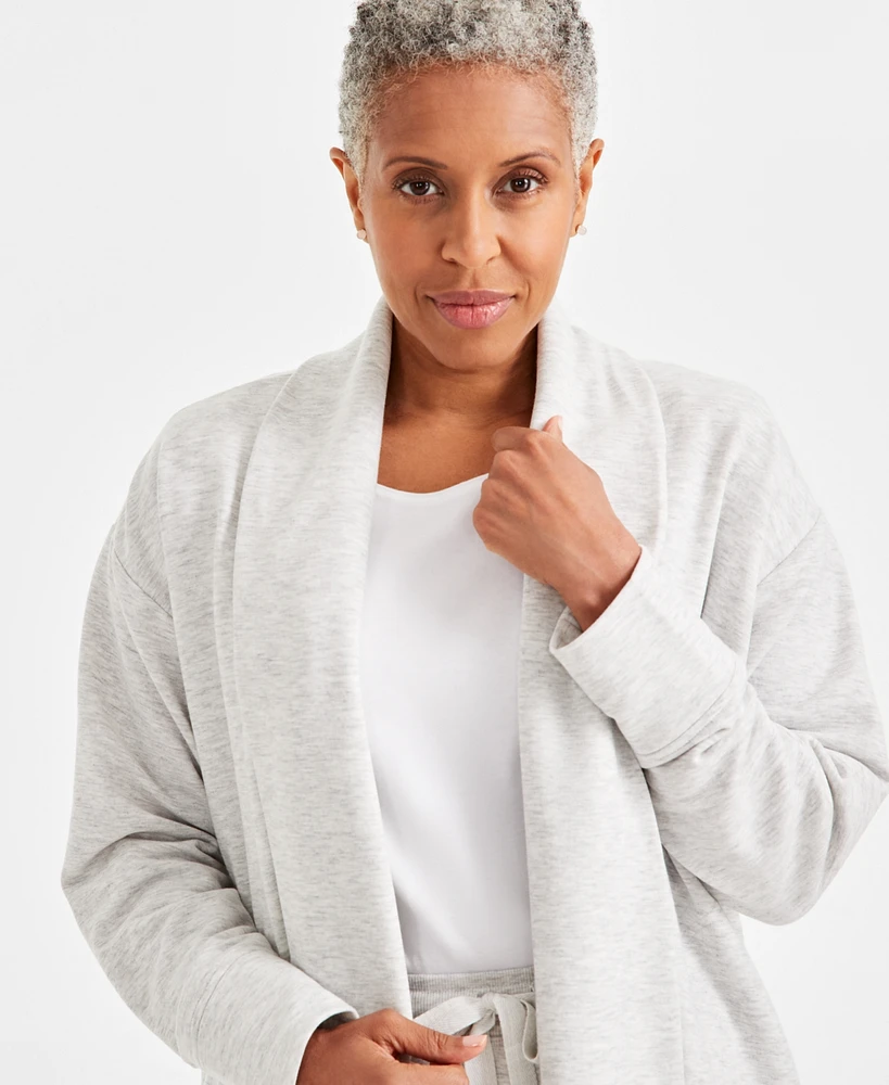Style & Co Women's Cozy Cardigan Sweatshirt, Created for Macy's