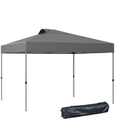 Simplie Fun Pop-Up Canopy Tent with Adjustable Height