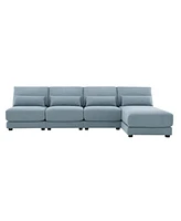 Streamdale Furniture Oversized 5-Seat L-Shaped Sectional Sofa with Reversible Chaise