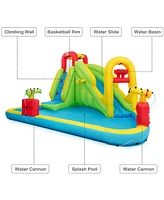 Costway Inflatable Water Slide Kids Bounce House w/480w Blower