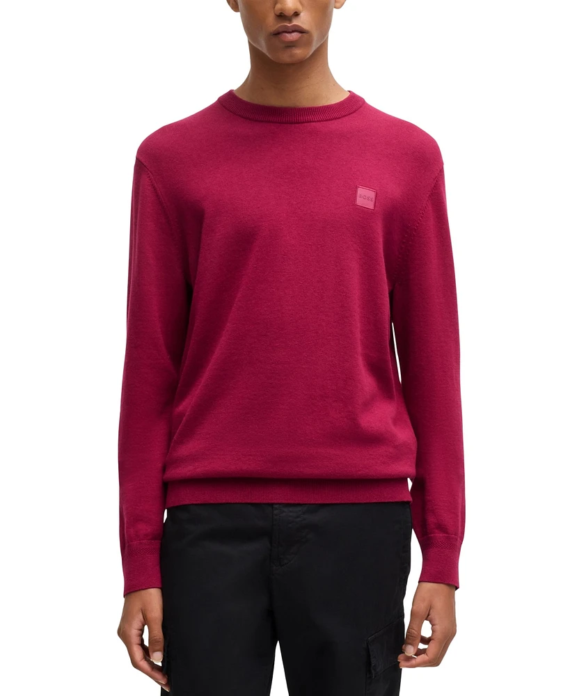 Boss by Hugo Men's Logo Crew-Neck Sweater