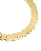 Robert Lee Morris Soho Gold Disc Collar Necklace