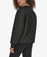 Levi's Women's Diamond Quilted Bomber with Corduroy Collar