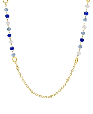 Macy's Blue Crystal Necklace