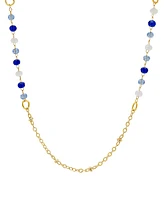 Macy's Blue Crystal Necklace