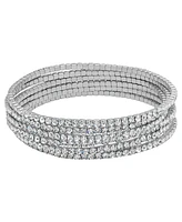 Macy's Cubic Zirconia Stretch 6pcs Bracelet Set