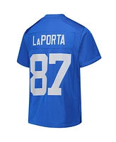 Nike Big Boys and Girls Sam LaPorta Blue Detroit Lions Alternate Game Jersey