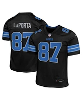 Nike Big Boys and Girls Sam LaPorta Black Detroit Lions Alternate Player Game Jersey