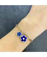 The Lovery Lapis Cherry Blossom Charm 14K Gold