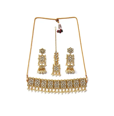 Sohi Women's Flora Jewellery Set