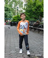 Bluey Boys T-Shirt and Jogger French Terry Pants Outfit Set to (2T - 7-8)