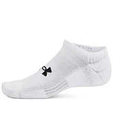 Under Armour Men's Training Cotton 6-Pk. Moisture-Wicking No-Show Socks