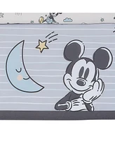 Lambs & Ivy Disney Baby Moonlight Mickey Mouse 3-Piece Nursery Crib Bedding Set