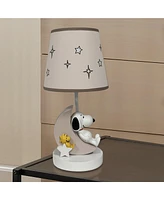 Bedtime Originals Snoopy Love w/ Woodstock Hand-Painted Lamp with Shade & Bulb