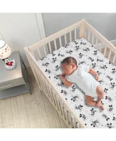Lambs & Ivy Disney Baby Magical Mickey Mouse 3-Piece Crib Bedding Set - Gray