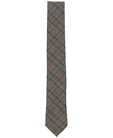 Bar Iii Men's Smith Metallic Plaid Tie, Created for Macy's