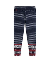 Polo Ralph Lauren Big Girls Fair Isle Stretch Jersey Legging Pant