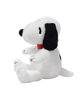 Lambs & Ivy Snoopy Muslin Swaddle Blanket & Mini Plush Newborn Baby Gift Set