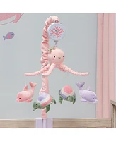 Lambs & Ivy Sea Dreams Dolphin/Turtle Musical Baby Crib Mobile Soother Toy