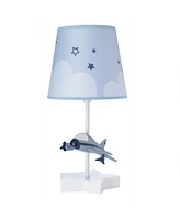Bedtime Originals Little Aviator Hand-Painted Airplane Lamp with Shade & Bulb
