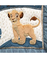 Lambs & Ivy Disney Baby Lion King Adventure Blue 3-Piece Crib Bedding Set by