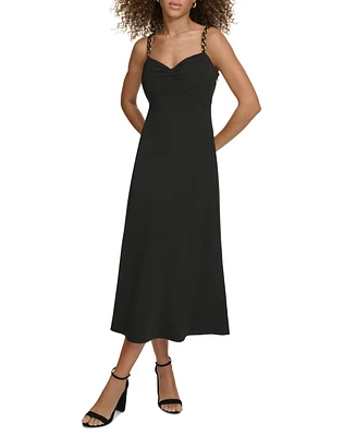 Siena Women's Chain-Trim Midi Dress