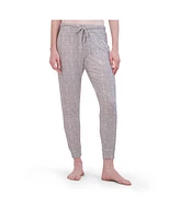 Tahari Women's Ribbed Drawstring Jogger Pajama Pant