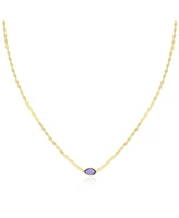 The Lovery Amethyst Disco Necklace