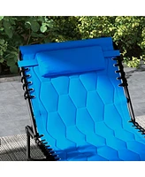 Streamdale Furniture Foldable Sun Lounger with 5-Level Recliner