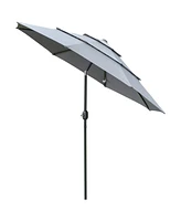 Streamdale Furniture 9FT 3-Tier Patio Market Umbrella with Tilt