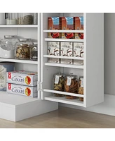 41" Freestanding Pantry Cabinet with 12 Adjustable Shelves