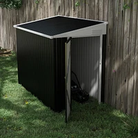 4' x 8' Outdoor Metal Storage Shed with Lock