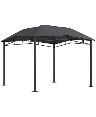 Streamdale Furniture Soft Top Patio Gazebo with Geometric Roof