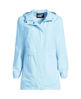 Lands' End Petite Waterproof Hooded Packable Raincoat