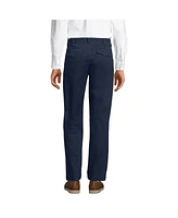 Lands' End Men's Comfort Waist Relaxed Fit Pleated Knockabout Chino Pants