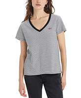 Levi's Women's Perfect Cotton V-Neck Short-Sleeve T-Shirt