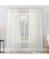 Sheer Voile Tab Top Curtain Panel