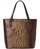 Brahmin Ezra Melbourne Embossed Large Leather Tote