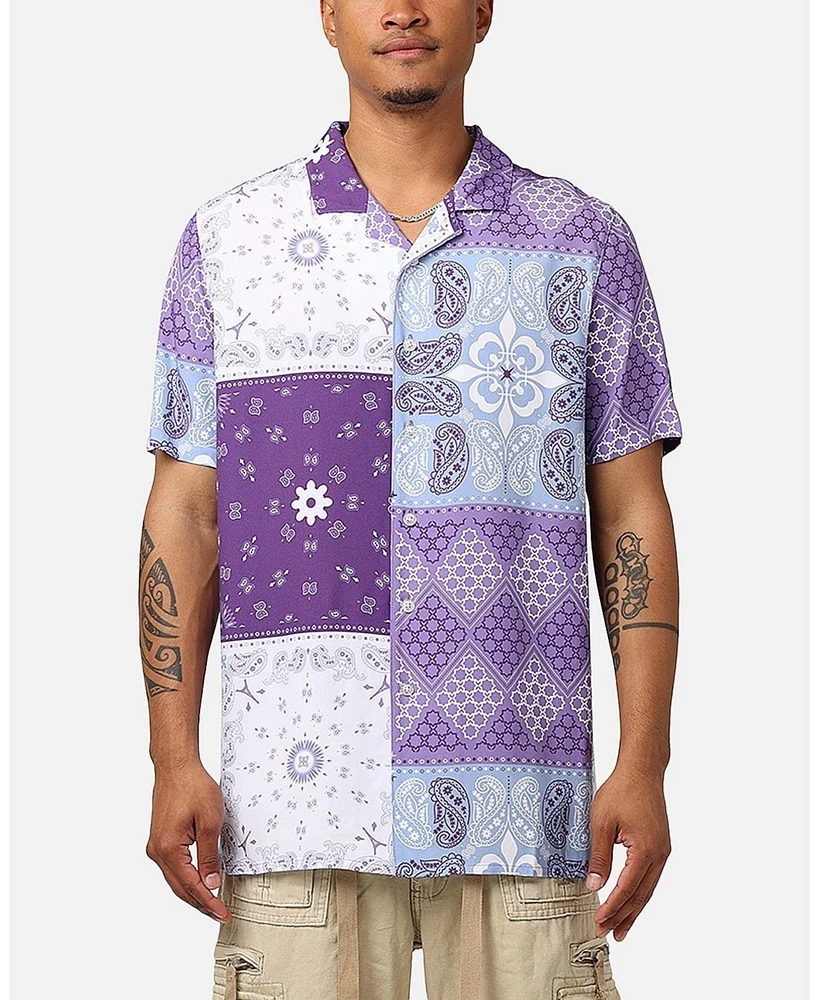 Carre Men's Bandana Ultra Button Up Shirt