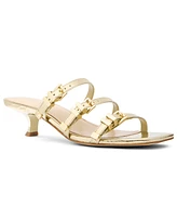 Michael Kors Women's Darrington Kitten Heel Strap Sandals