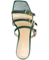 Michael Kors Women's Darrington Kitten Heel Strap Sandals