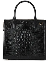 Brahmin Caroline Kairos Embossed Leather Satchel