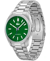 Lacoste Men's Monceau Silver Stainless Steel Bracelet Watch 41mm