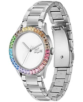 Lacoste Women's Ladycroc Silver Stainless Steel Bracelet Watch 36.5mm