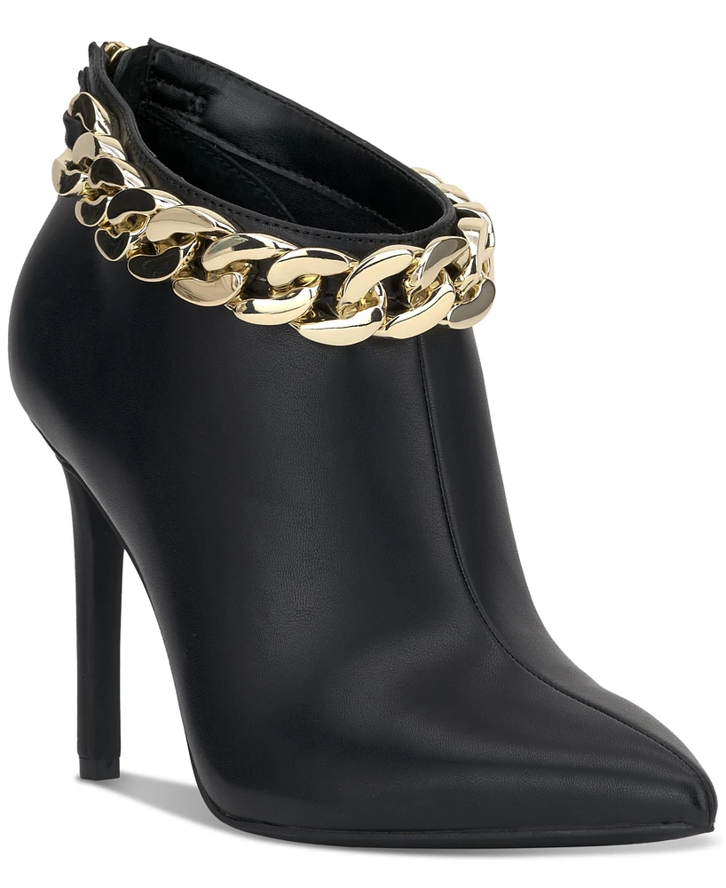 I.n.c. International Concepts Women's Radeyah Chain Booties, Created for Macy's