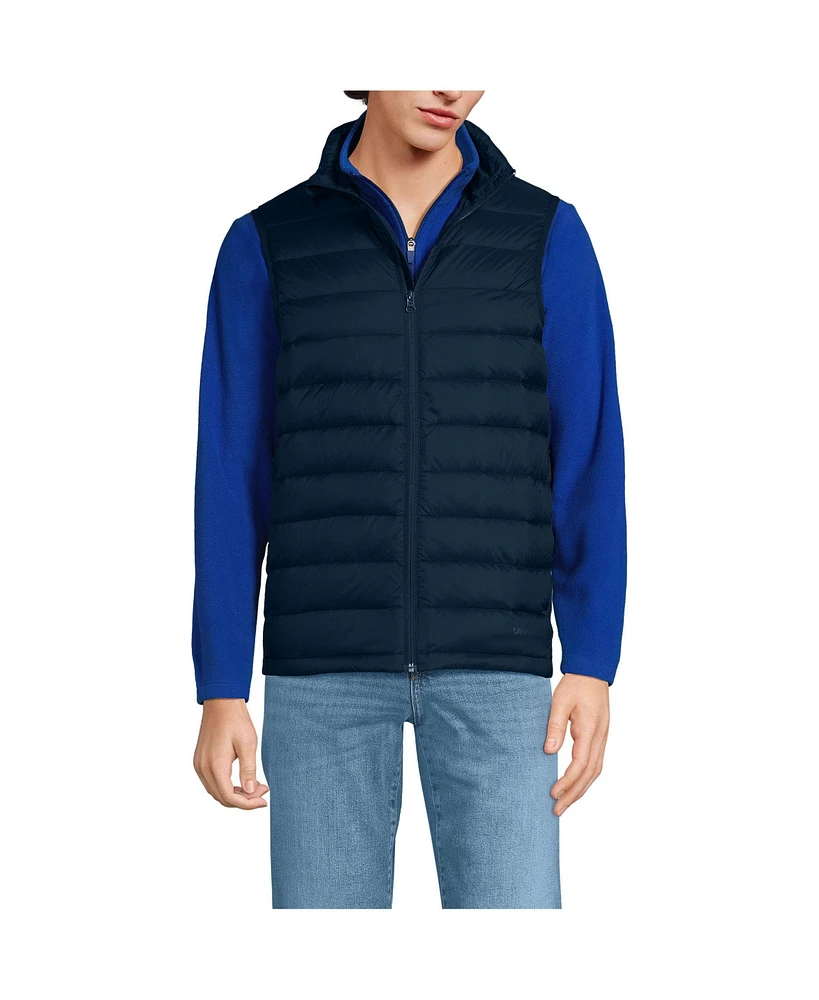 Lands' End Big & Tall Wanderweight Down Vest