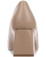 On 34th Tillyy Cap-Toe Block-Heel Pumps, Created for Macy's