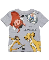 Disney Boys Lion Guard Lion King Simba Timon Pumbaa Rafiki 3 Pack T-Shirts to