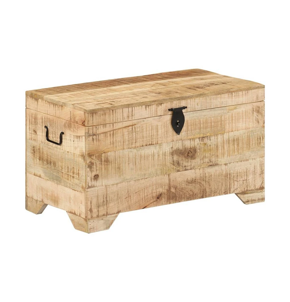 vidaXL Storage Chest Solid Rough Mango Wood