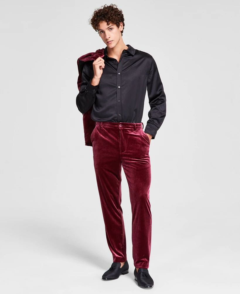 Tinsel Men's Velvet Dress Pants